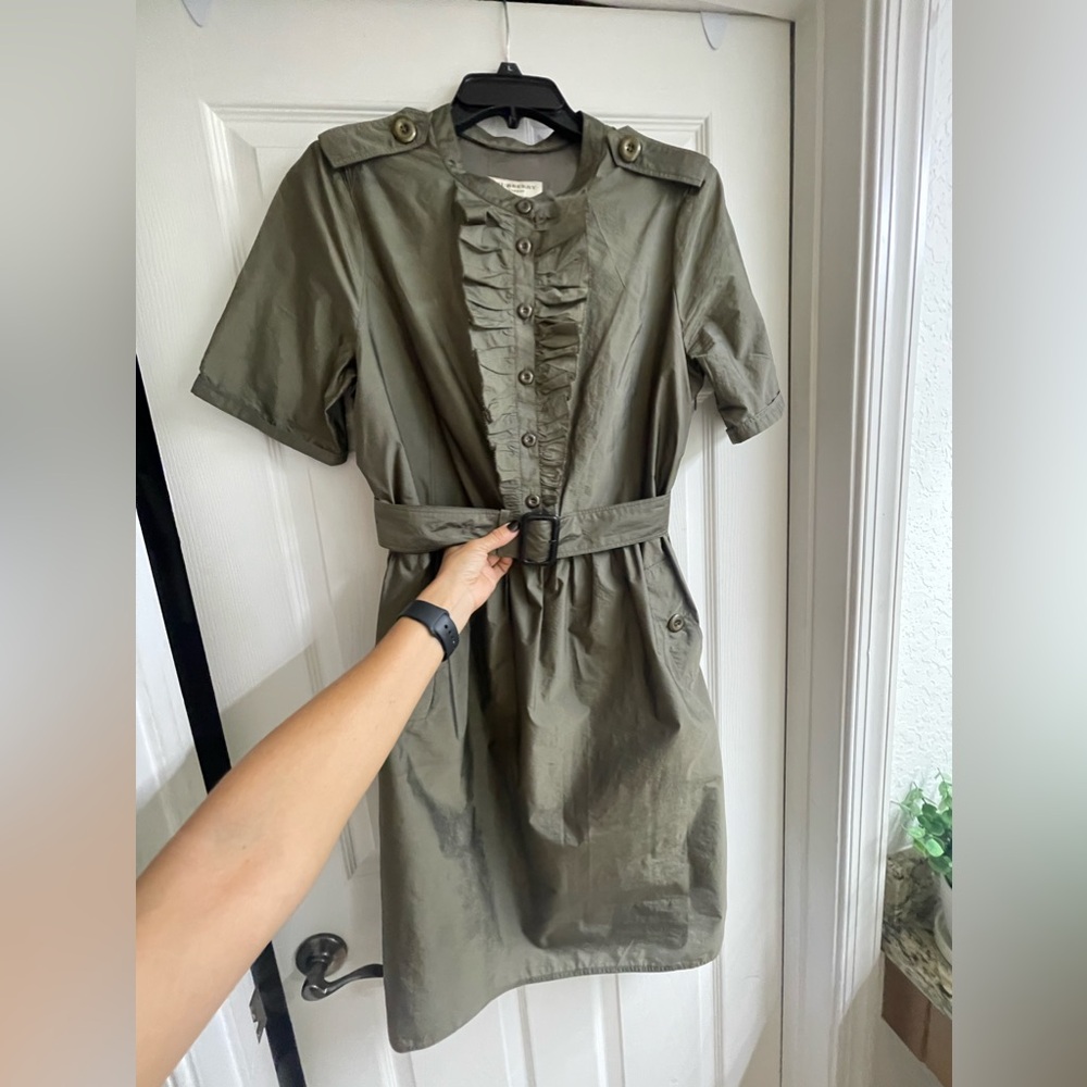 BURBERRY London Mock Neck Dress